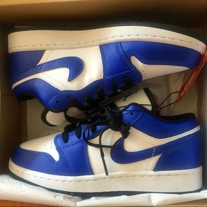 Air Jordan 1 Low GS GAME ROYAL Size 6 Womens/4.5 Youth